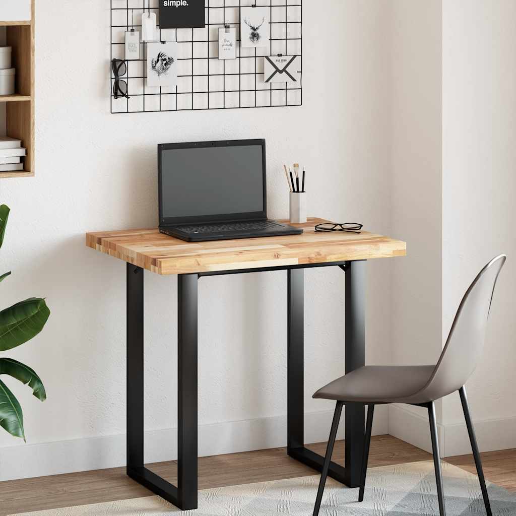 Vidaxl tafelblad rechthoekig 80x60x4 cm massief acaciahout