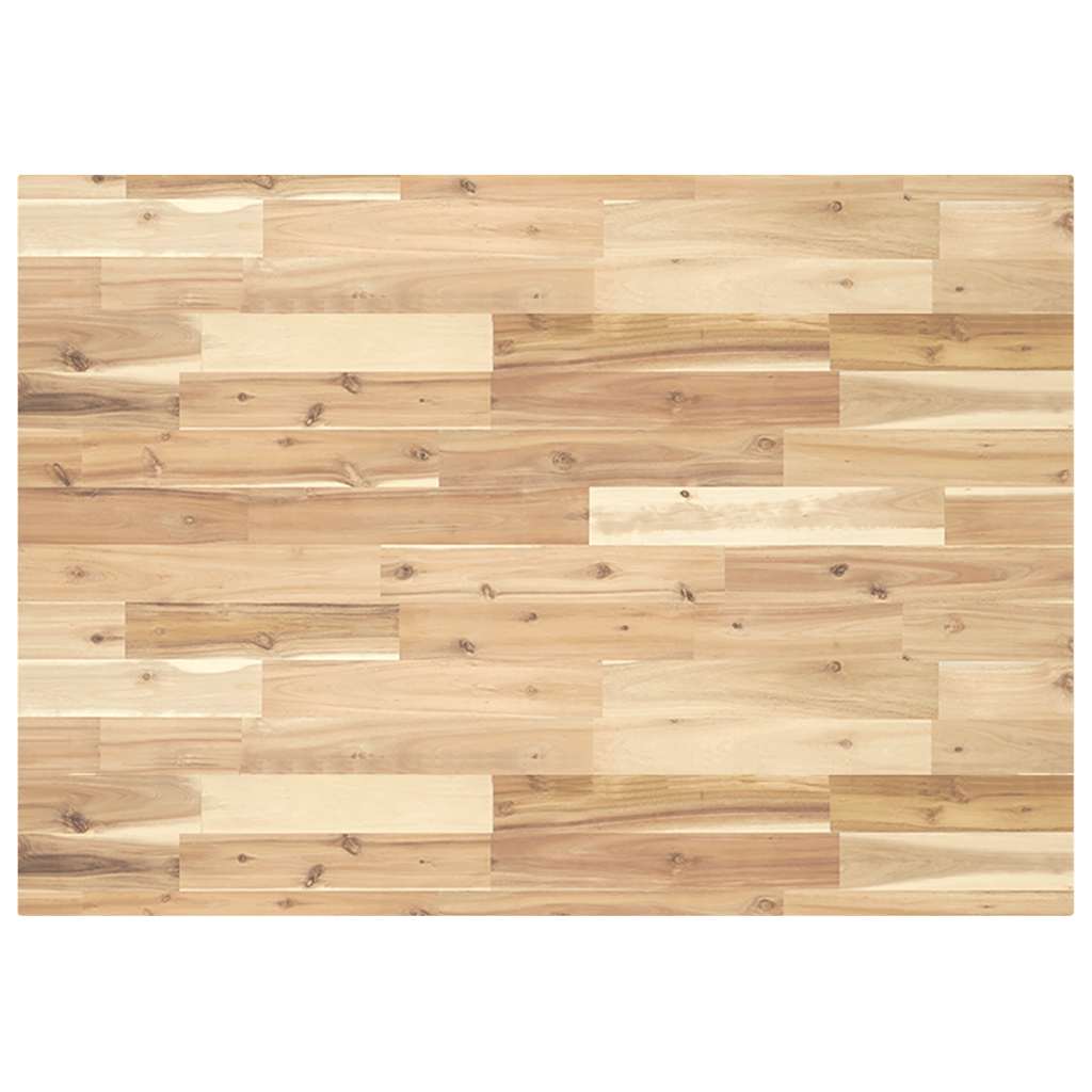 Vidaxl tafelblad rechthoekig 100x70x4 cm massief acaciahout
