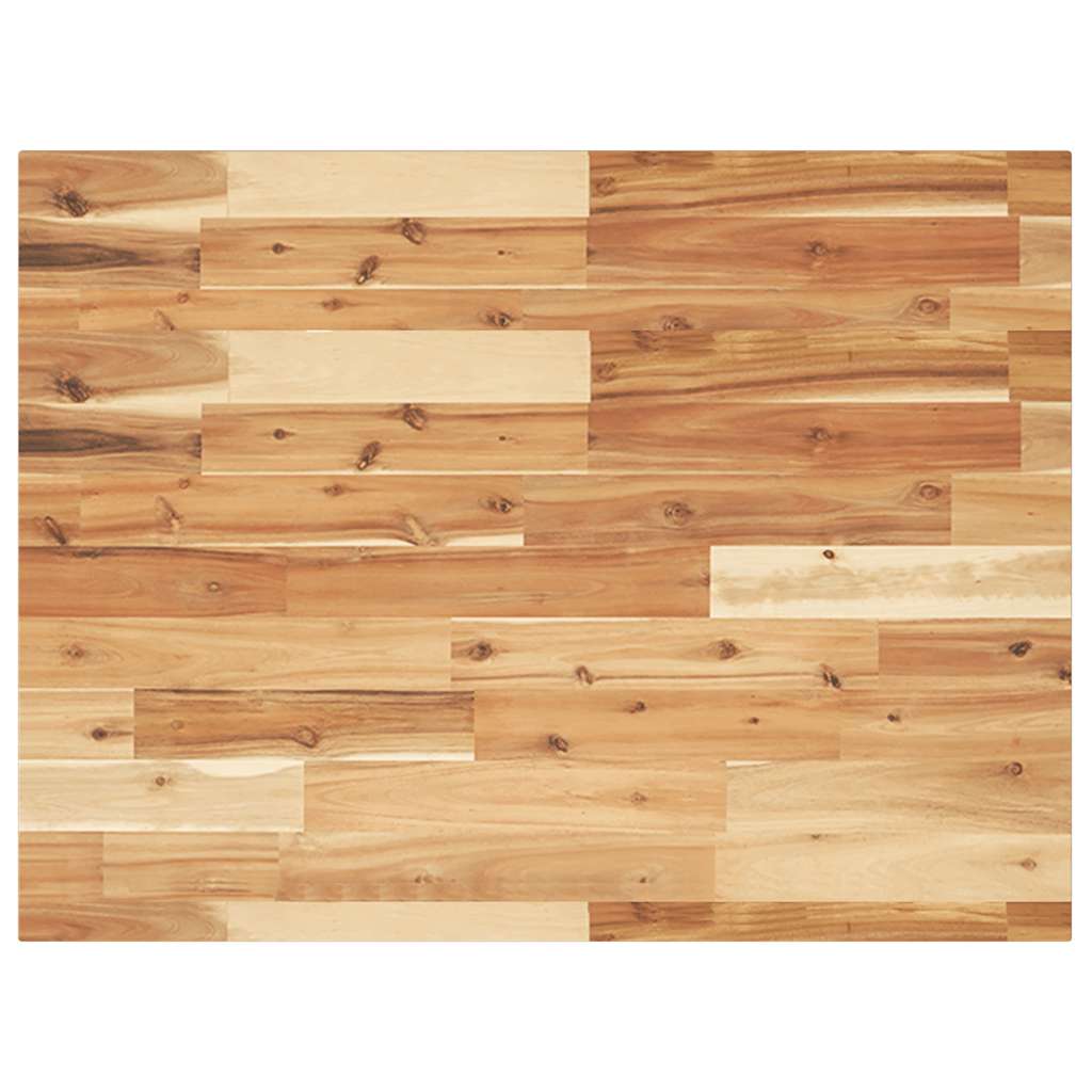 Vidaxl tafelblad rechthoekig 80x60x2 cm massief acaciahout