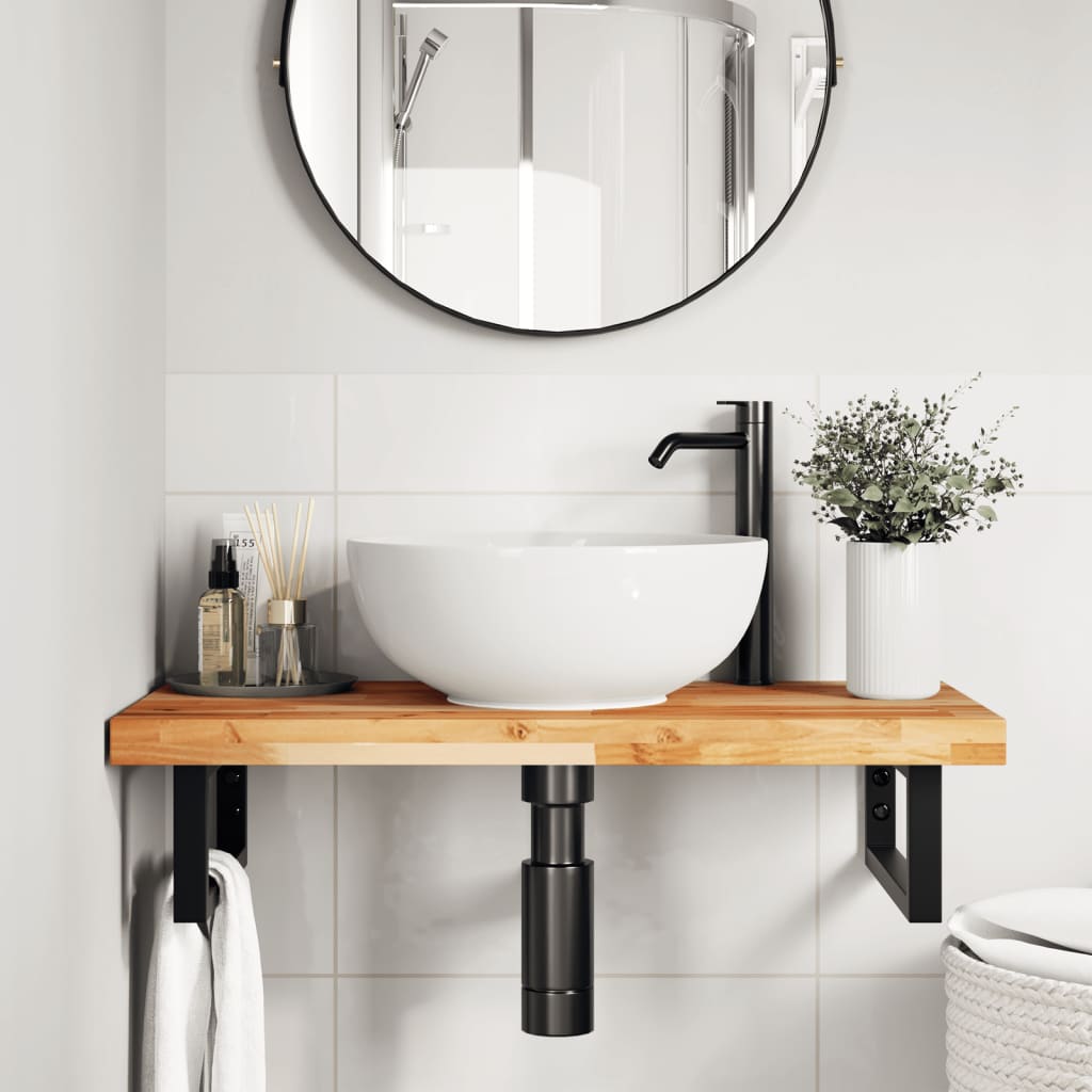 Vidaxl tafelblad rechthoekig 80x40x4 cm massief acaciahout