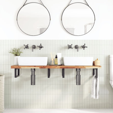 Vidaxl tafelblad rechthoekig 140x40x4 cm massief acaciahout