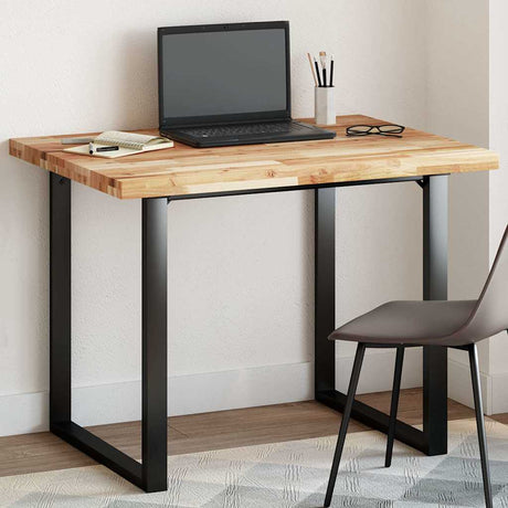 Vidaxl tafelblad rechthoekig 100x80x4 cm massief acaciahout