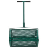 Vidaxl compoststrooier 75l ø40x60 cm staal groen