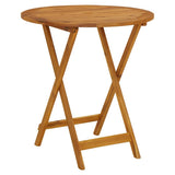 Vidaxl 3-delige bistroset polypropeen en massief hout grijs