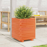 Vidaxl plantenbak 40x40x49,5 cm massief grenenhout wasbruin