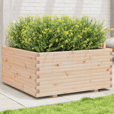 VidaXL Plantenbak 100x100x49,5 cm massief grenenhout