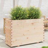 VidaXL Plantenbak 110x40x72,5 cm massief grenenhout