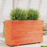 VidaXL Plantenbak 110x40x72,5 cm massief grenenhout wasbruin