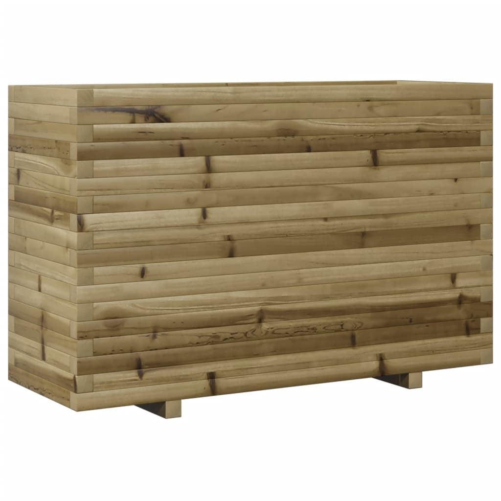 VidaXL Plantenbak 110x40x72 cm geïmpregneerd grenenhout