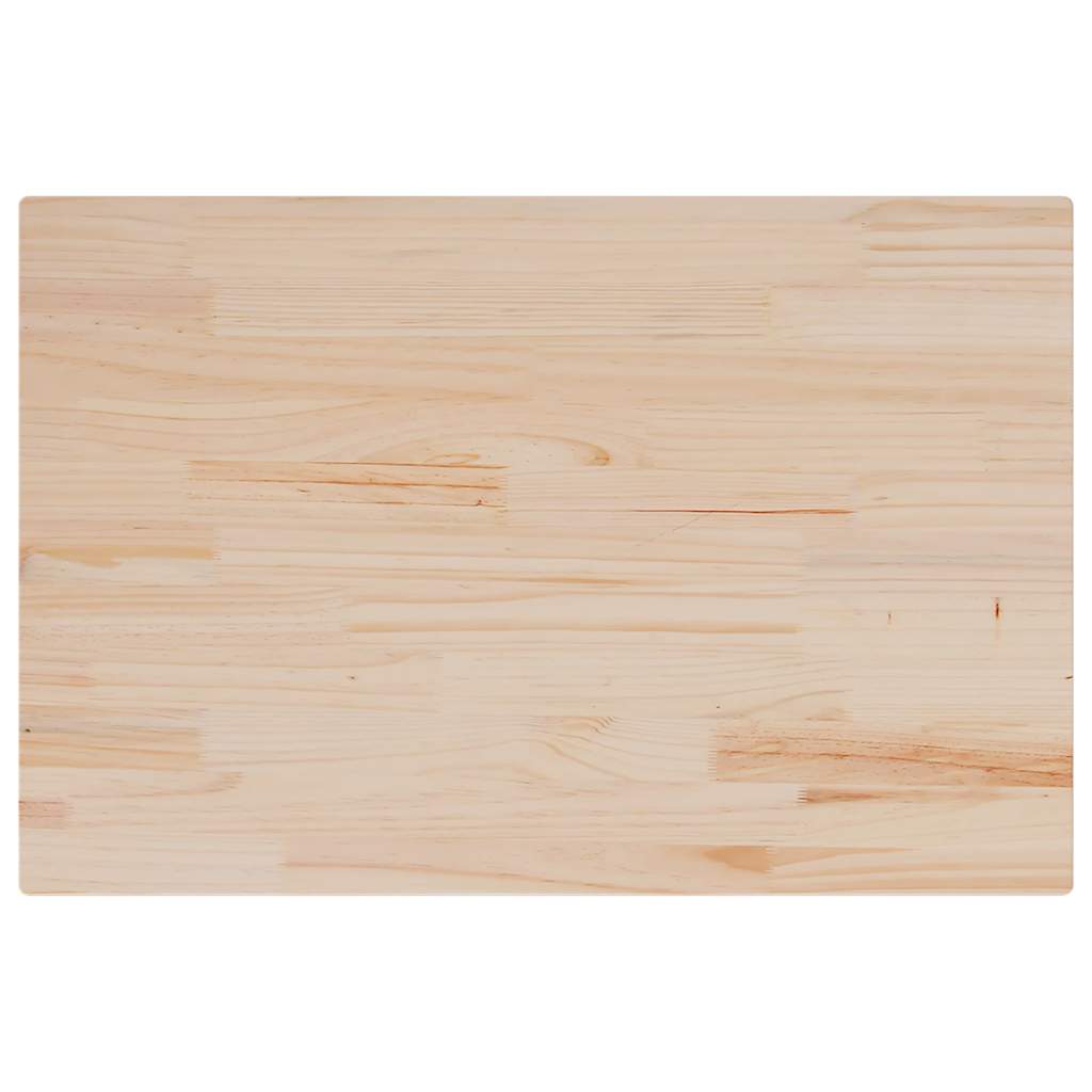 Vidaxl tafelblad rechthoekig 80x50x1,7 cm massief grenenhout