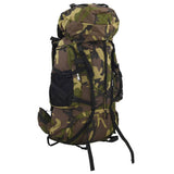 Vidaxl wandelrugzak 60 l camouflage oxford stof groen