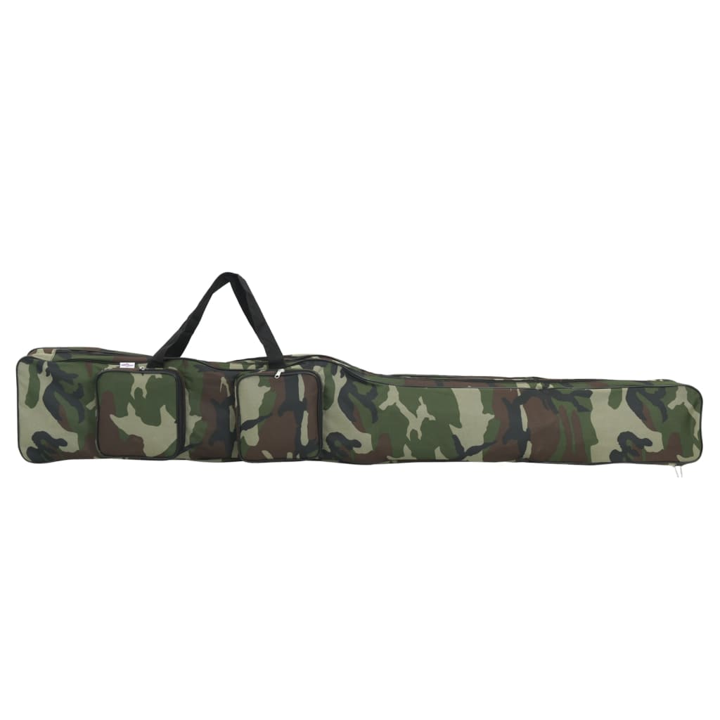 Vidaxl hengeltas 160 cm camouflage oxford stof groen