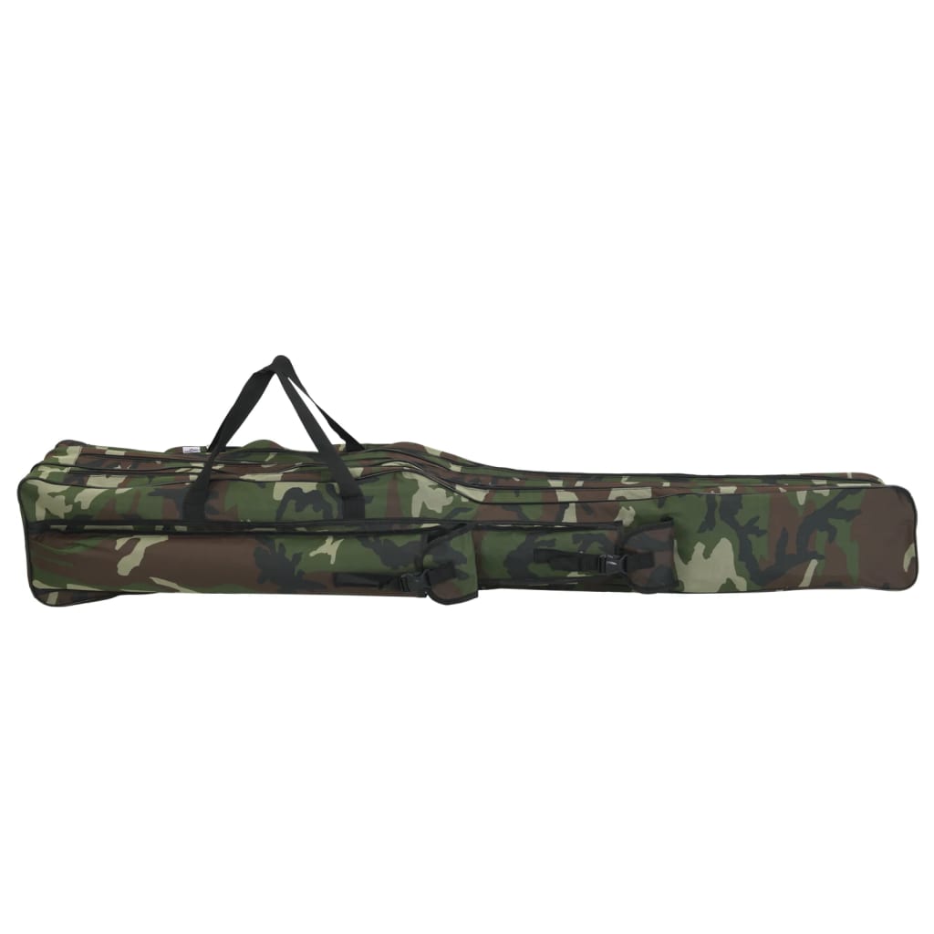 Vidaxl hengeltas 160 cm camouflage oxford stof groen