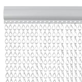 Vidaxl vliegengordijn kettingen 90x212 cm aluminium