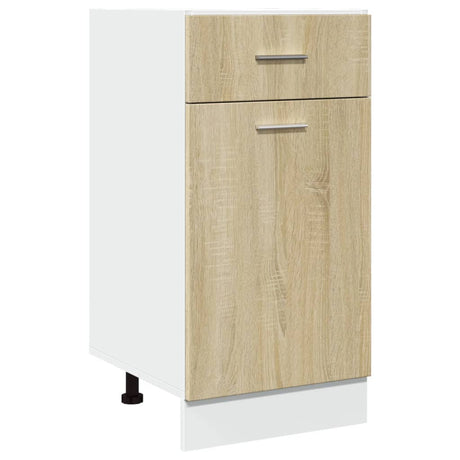 Vidaxl onderkast met lade lyon 40x46x81,5 cm sonoma eikenkleurig
