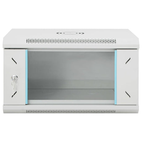 Vidaxl 6u wandgemonteerde netwerkkast 19 ip20 53x40x30 cm
