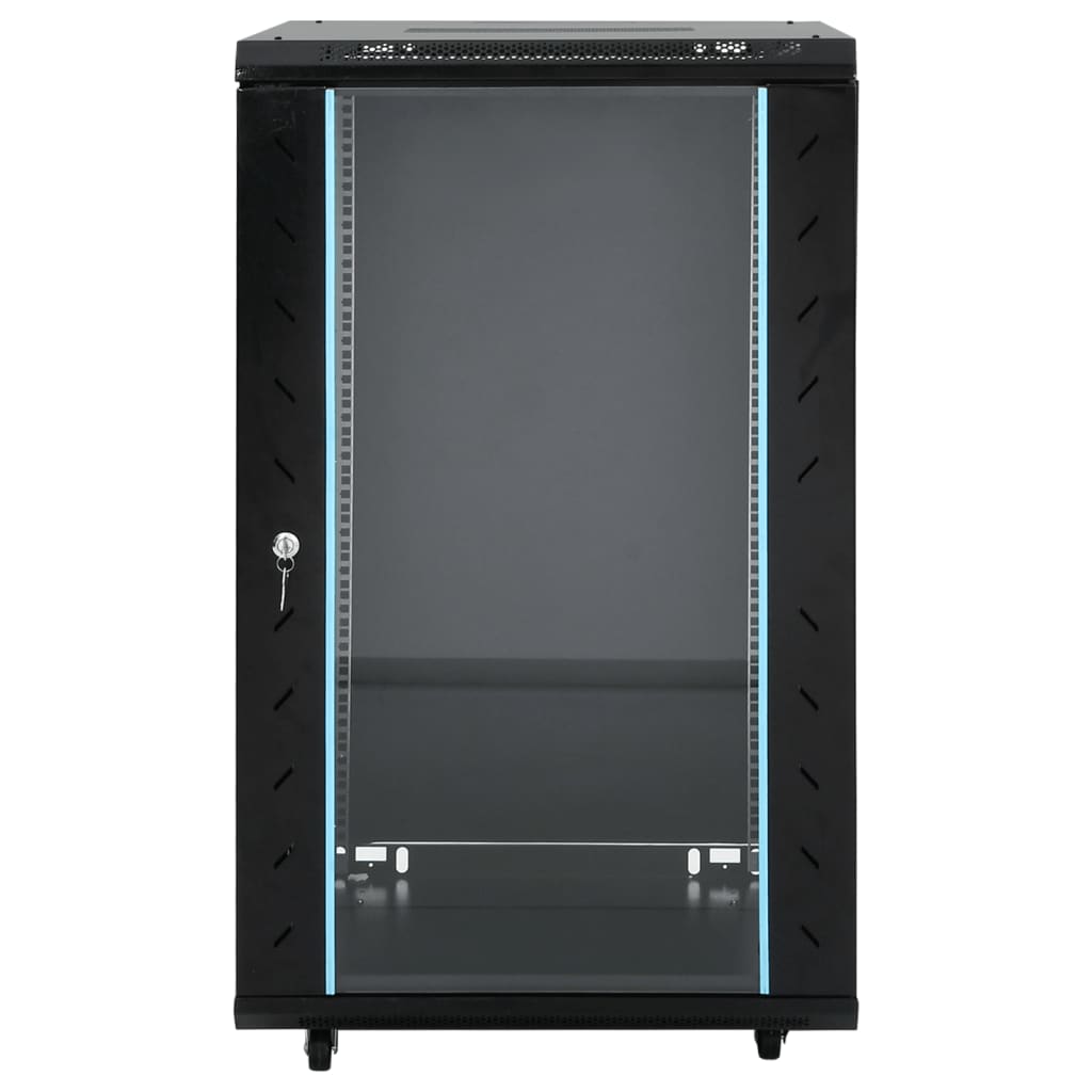 Vidaxl Network cabinet with rotary wheels 18h 19 IP20 60x60x100 cm