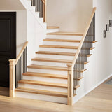 Vidaxl traptreden 4 st 120x25x2 cm onbehandeld massief eikenhout