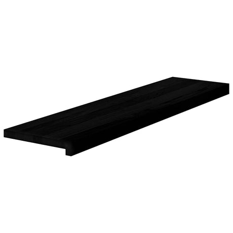 Vidaxl traptreden 4 st 100x30x2 cm massief eikenhout bruin-zwart