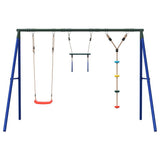 Vidaxl schommelset met schommel, trapeze en klimtouw met schijven