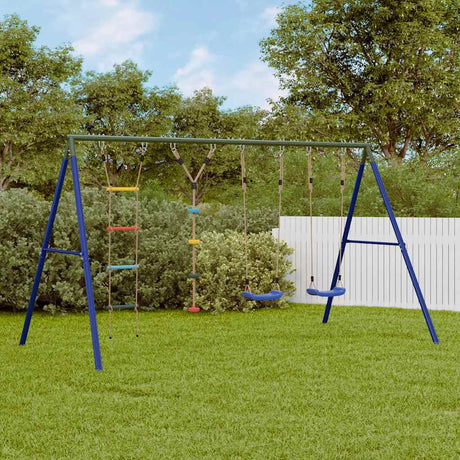 Vidaxl schommelset met schommels, ladder en klimtouw met schijven