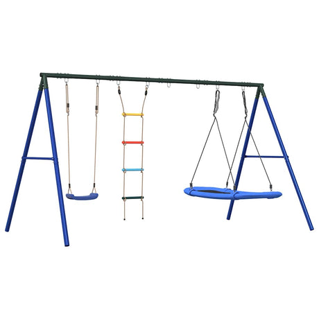 Vidaxl schommelset met schommel, ladder en nestschommel