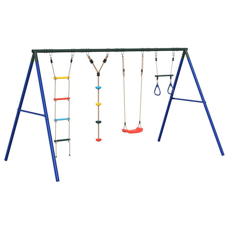 Vidaxl schommelset met schommel, trapeze, ladder en klimtouw