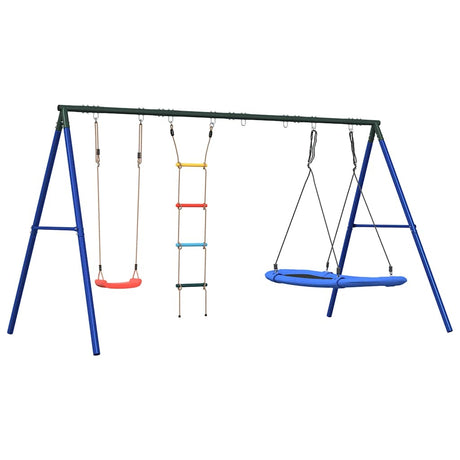 Vidaxl schommelset met schommel, ladder en nestschommel
