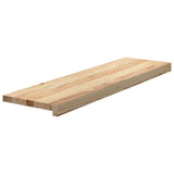 Vidaxl traptreden 2 st 90x30x2 cm onbehandeld massief eikenhout