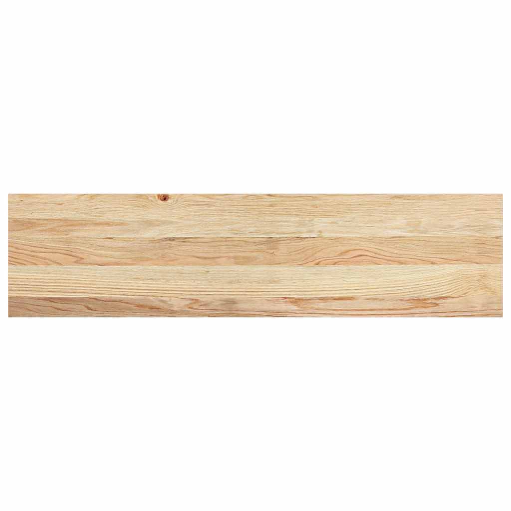 Vidaxl traptreden 2 st 100x30x2 cm onbehandeld massief eikenhout