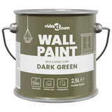 Vidaxl muurverf groen 2,5 l wandprint