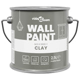 Vidaxl muurverf grijs 2,5 l wandprint