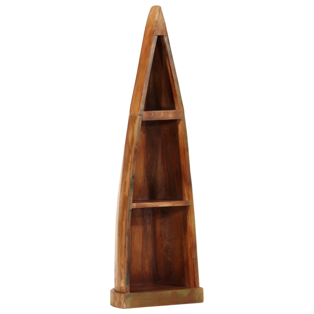 Vidaxl kast bootvorm 39x27x127 cm gerecycled hout