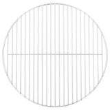 Vidaxl barbecuerooster rond ø44,5 cm 304 roestvrij staal