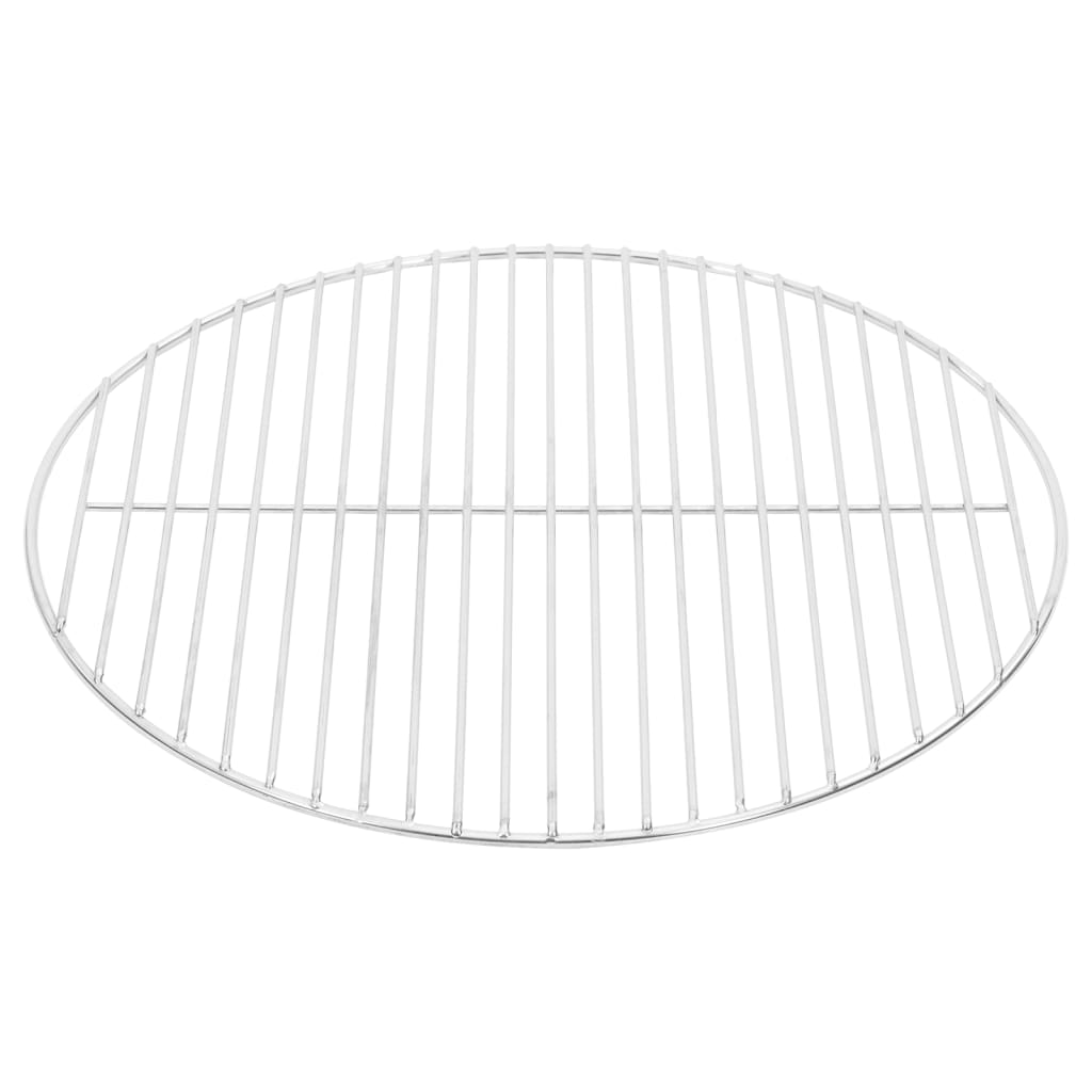 Vidaxl Barbecue Grille Round Ø44,5 cm 304 rostfritt stål