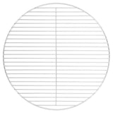 Vidaxl barbecuerooster rond ø50 cm 304 roestvrij staal