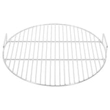 Vidaxl barbecuerooster met handgrepen rond ø44,5 cm 304 roestvrijstaal