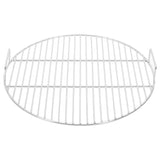 Vidaxl Barbecue Grille med håndtag rundt ø44,5 cm 304 rustfrit stål