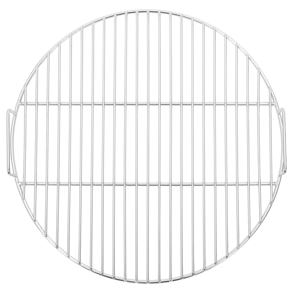 Vidaxl Barbecue Grille avec poignées rondes Ø44,5 cm 304 ACIER ACHETUX