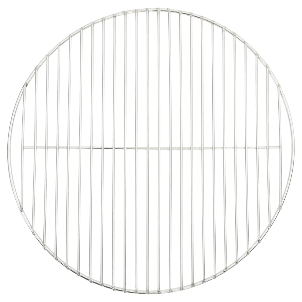 Vidaxl Barbecue Grille Round Ø47 cm 304 acero inoxidable