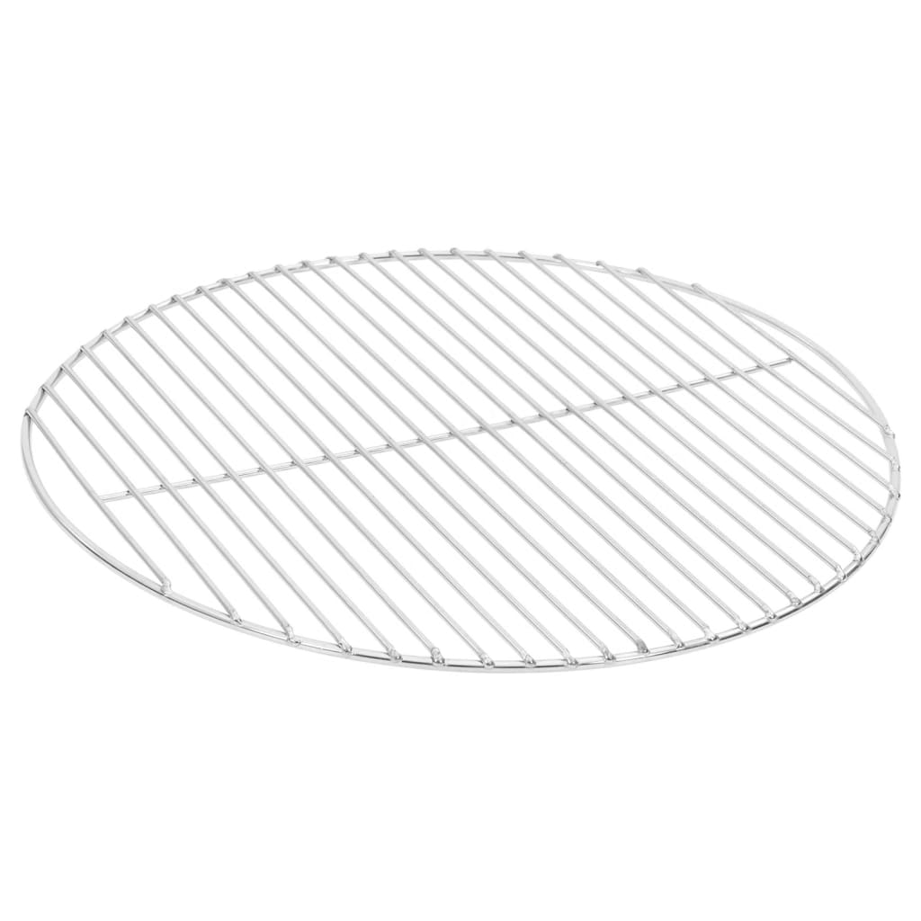 Vidaxl Barbecue Grille Round Ø47 cm 304 acero inoxidable