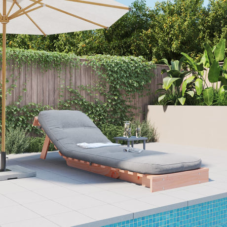 Vidaxl futon slaapbank met matras 60x206x11 cm massief douglashout