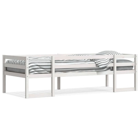Vidaxl kinderbedframe massief grenenhout wit 90x200 cm
