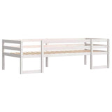 Vidaxl kinderbedframe massief grenenhout wit 75x190 cm
