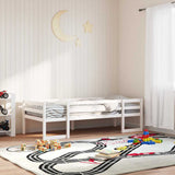 Vidaxl kinderbedframe massief grenenhout wit 75x190 cm
