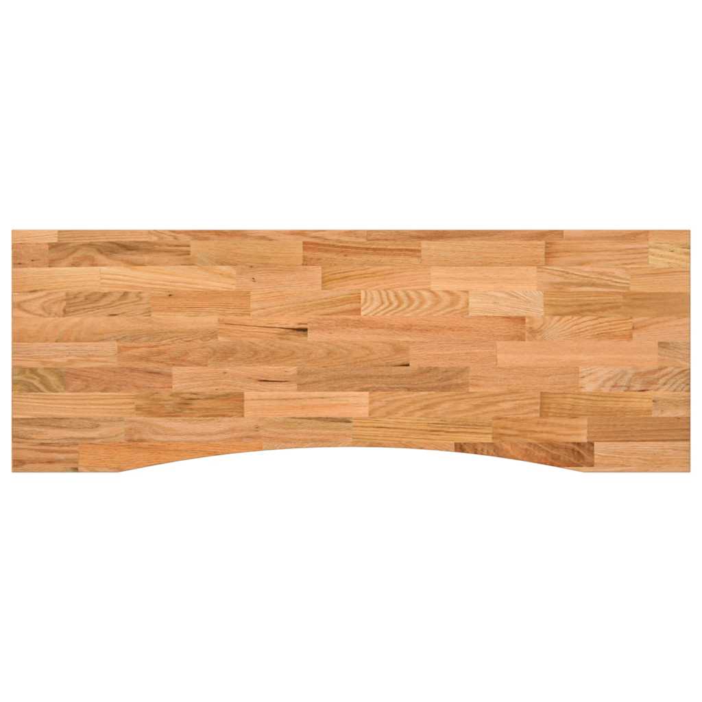 Vidaxl bureaublad rechthoekig 140x50x2,5 cm eikenhout lichtbruin