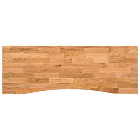 Vidaxl bureaublad rechthoekig 140x50x2,5 cm eikenhout lichtbruin