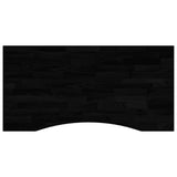 Vidaxl bureaublad rechthoekig 100x50x2,5 cm eikenhout donkerbruin