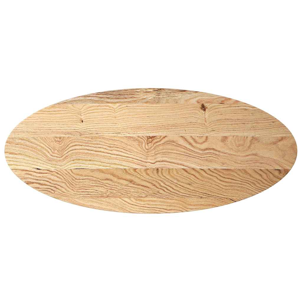 Vidaxl tafelblad 140x60x2 cm ovaal massief eikenhout