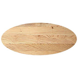 Vidaxl tafelblad 140x60x2 cm ovaal massief eikenhout
